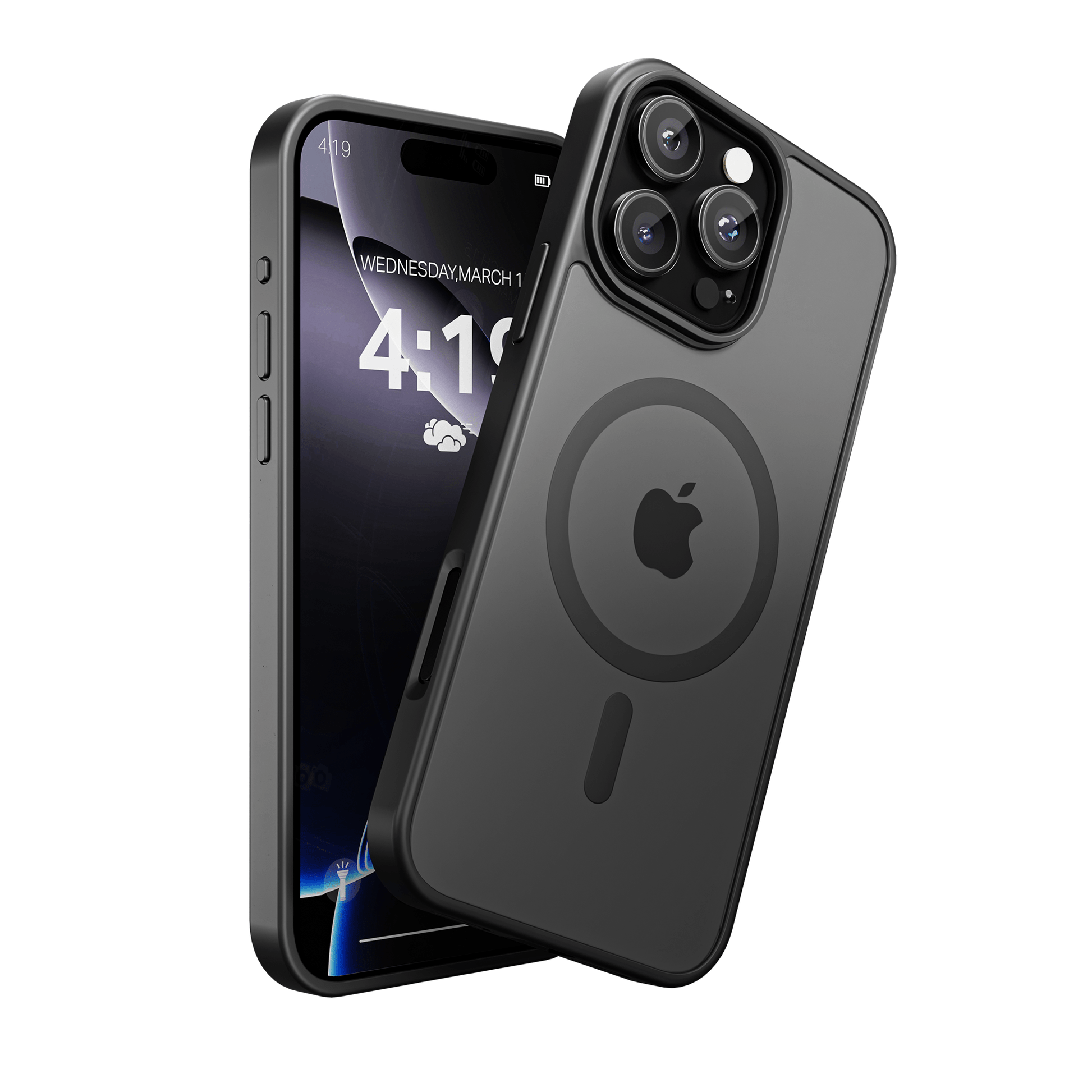 My Case Zwart MagSafe Hoesje voor iPhone 16 Pro Max – Slank & Sterk Telefoonhoesje - mijnhoesjesMy Case Zwart MagSafe Hoesje voor iPhone 16 Pro Max – Slank & Sterk Telefoonhoesje
